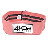 4KOR Fitness Hip Band (Hot Lava/ Grippy, Large)