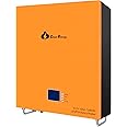Cloudenergy 48V 150Ah Wall Mounted Lithium LiFePO4 Deep Cycle Rechargeable Battery |6000+ Life Cycles & 10-Year Lifetime | Built-in BMS & LED Monitor | RV, Solar, Marine, Overland, Off-Grid…