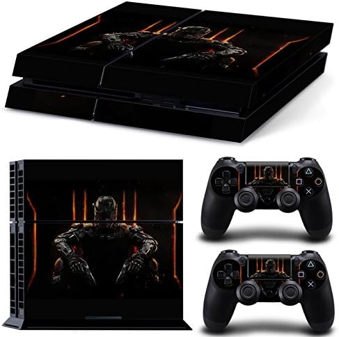 C.O.D. PS4 Skin - Call of Duty Black Ops III (Cool Logo Free Design) Includes 2 Controller Skins Vinyl Sticker Protector