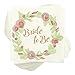 BLUE PANDA Bride To Be Napkins - 3-Ply, 5 x 5 In, Pack of 100 - Disposable Cocktail & Wedding Paper Napkins for Bridal Shower Decoration & Bachelorette Pack