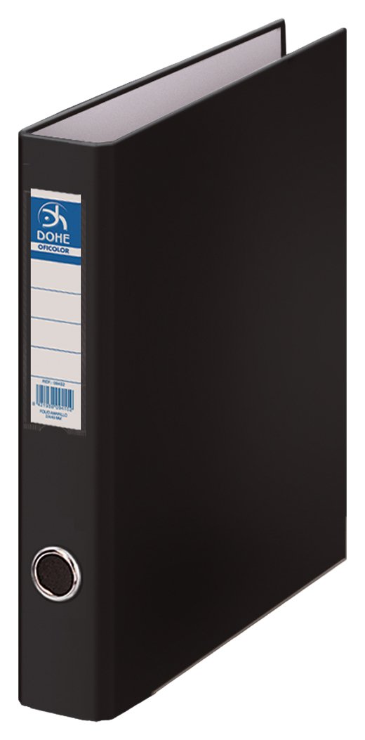 DOHE Oficolor 2 Rings 40mm Folio, Black