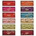 Lipstick Case, 12pcs Silky Satin Fabric Lipstick Makeup Storage Box with Mirror for All Women's Lipstick Holder