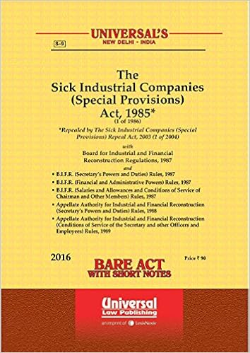 The Sick Industrial Companies Act, 1985