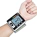 Easy Read Automatic Digital Wrist Home Blood Pressure Monitor with Portable Case and Battery ,Two User Modes, Adjustable Wrist Cuff and 90 Memory Recall