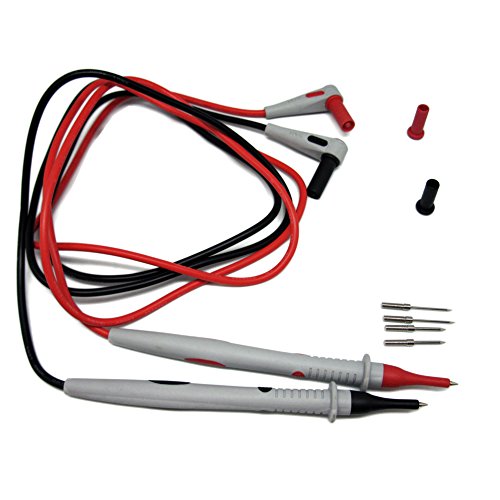 New Professional Banana Test Leads for SMD Parts (Red + Black) + 6 Replace Tips Catiii 1000v 10a - Thumbnail 2