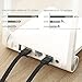 UGREEN Cat 7 Ethernet Cable Cat7 High Speed Flat Gigabit RJ45 LAN Cable 10Gbps Shielded Internet Network Patch Cord Compatible for Gaming PS5 PS4 PS3 Xbox PC Laptop Modem Router Computer 3FT 2 Pack