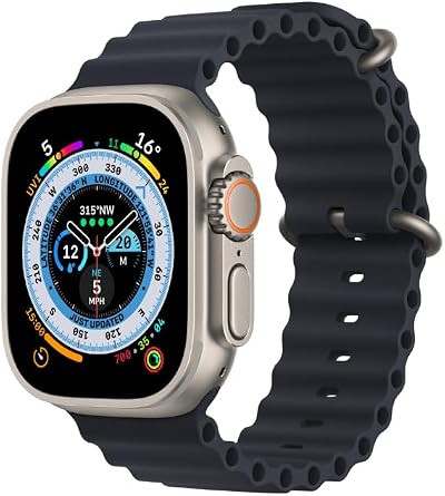 Apple Watch Ultra 2 49mm Titanium Case GPS Cellular Black Ocean Band