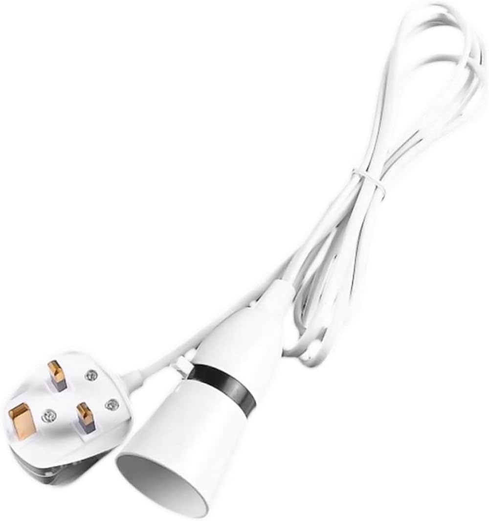 LACKINGONE Table Lamp Holder Bottle Adaptor Kit Switched with 2m Lead