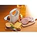 Bread Cutter Guide - Bread Slicing Guide Adjustable Folding Bread Slicer Toast Slicer Toast Cutting Guide Handed Bread Machine Bread Maker for Homemade Bread Bagel Loaf Sandwich White