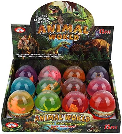 Ei Schleim Fluffy Slime Kit, 12 Stück Kristall Ton Egg Slime Flauschige Schleim, Flauschige Floam Schleim Galaxy Egg Slime Stressabbau Spielzeug Schlamm Spielzeug Ungiftig für Kinder und Erwachsene