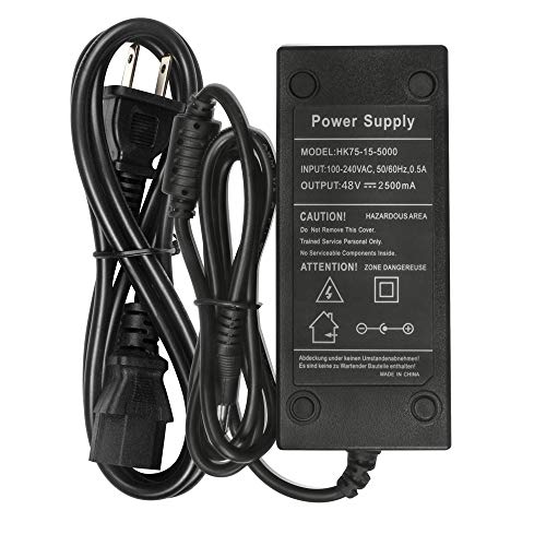 A-ZONE DC Power Adapter 48V/2.5A for 8ch POE Camera
