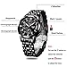 Men's Stainless Steel Wrist Watches Men Waterproof Analog Quartz Watch Fashoin Business Black Watches