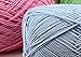 Celine lin One Skein Super Soft Natural Cotton Baby Knitting Yarn ,Light Grey