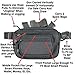 ComfortTac Ultimate Fanny Pack Holster Fits Glock 42, 43, 26, 27, S&W Bodyguard, Shield, Springfield XDs, Taurus, Sig, and Most Subcompact and Compact Pistols | Black