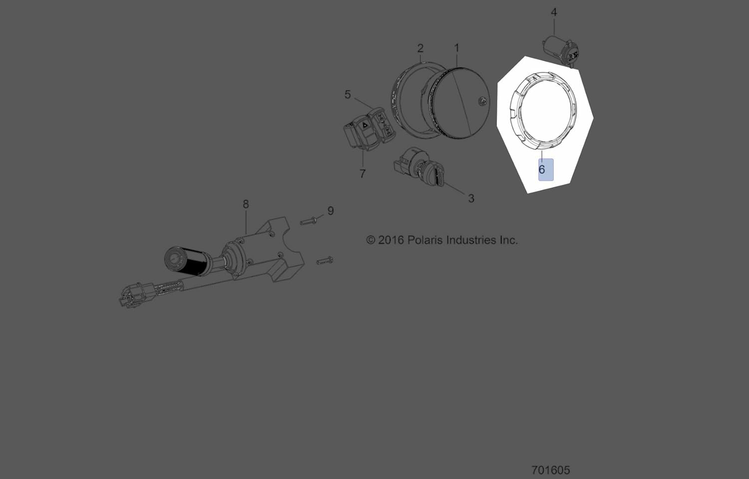 Amazon.com: Polaris 2011-2018 Rzr Xp 1000 Rzr Xp Turbo Bezel Instrument  Cluster 5438945 New Oem: Automotive