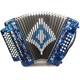 Rossetti 31 Button Accordion 12 Bass FBE Blue