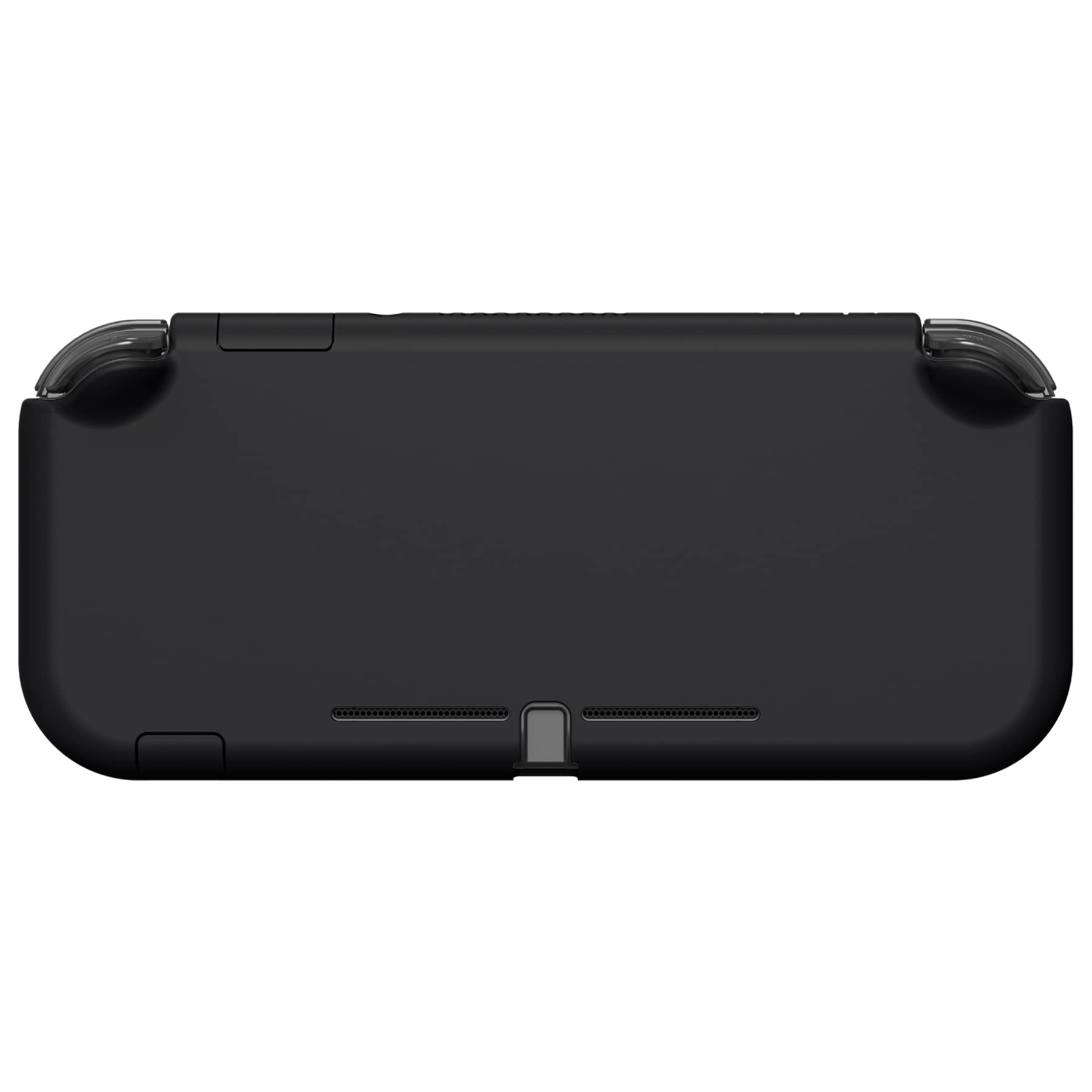 eXtremeRate PlayVital Black Protective Grip Case for Nintendo Switch Lite, Hard Cover Protector for Nintendo Switch Lite - Screen Protector & Thumb Grips & Buttons Caps Stickers Included