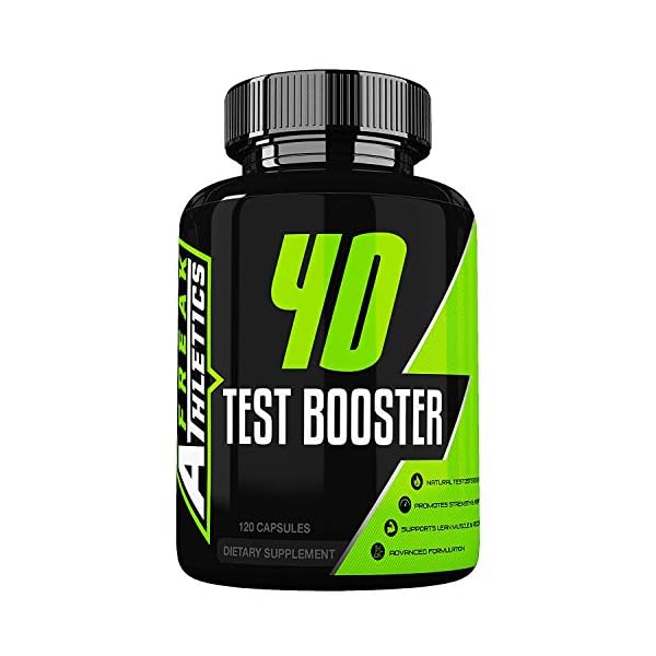 4D Test Booster - Testosterone Booster by Freak Athletics - 120 Capsules - Test Booster for Men Made in The UK -