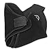 Juliascats(TM) Cotton Fleece Face Mask, Neck and Ear Warmer, Black