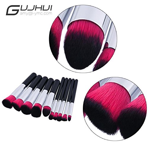image for Goddessvan Makeup Brushes 10PCS Make Up Foundation Eyebrow Eyeliner Bl