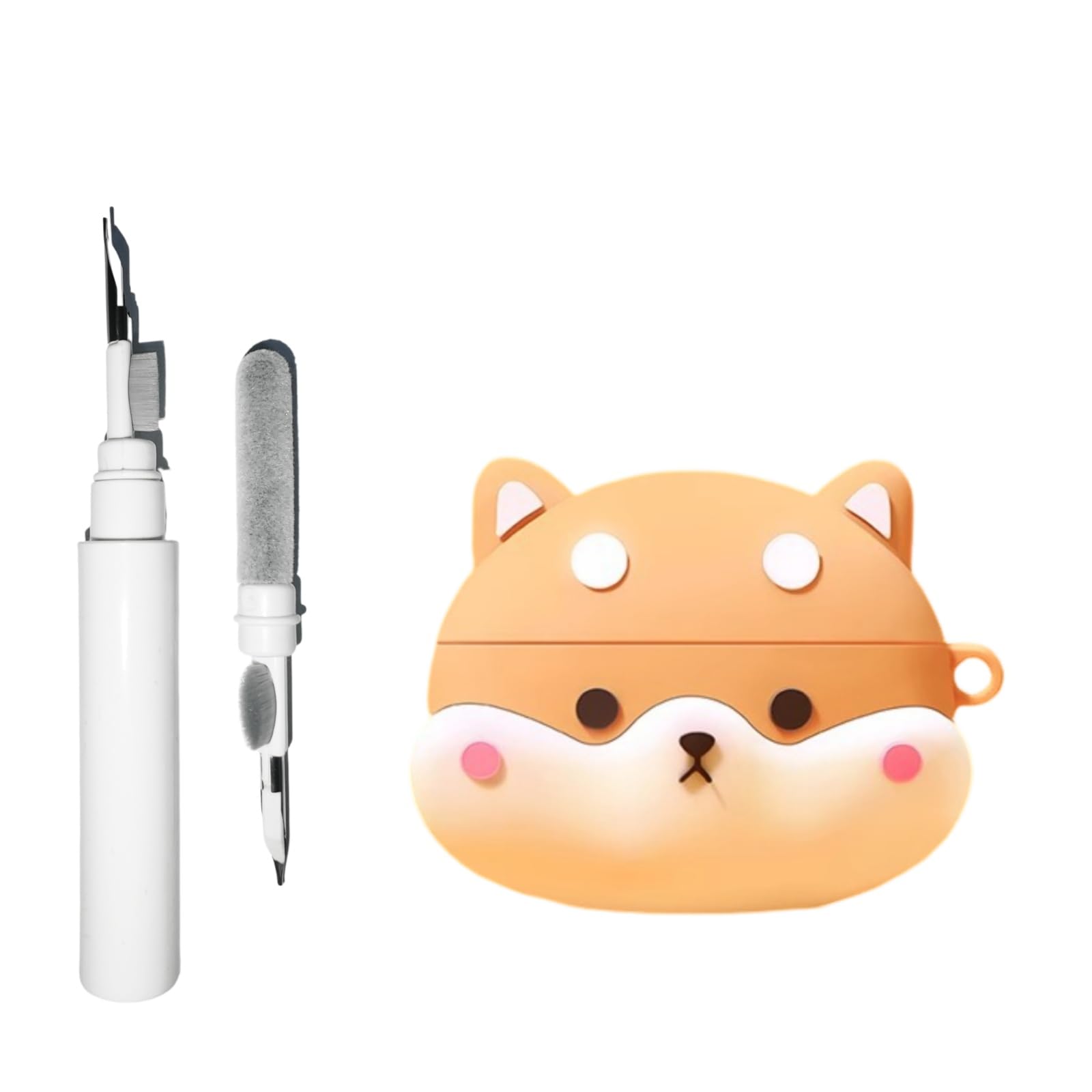 Photo 1 of [3 in 1] TSVSXS Cute Case Compatible with Bose Ultra Open Earbuds with Keychain, Anime Silicone Dog Protective Cover Bose Ultra Open for Kids with Cleaning Kit