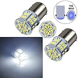 Bulbeats 800 Lumens 2pcs 54-BX Chipsets 1156 7506 1003 1141 1073 BA15S 1095 1073 LED Bulbs with Projector Interior RV Camper light,Back Up Reverse Lights,Tail Lights,Rv lights Xenon White 6000K