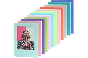Orga'Neat Magnetic Photo Frames Fridge for Polaroid Fujifilm Instax Mini, 3.5"*2.5" Refrigerator Magnets Picture Frame (12 Set, Color 1-12)