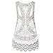 Colorful House Women's Lace Crochet Beachwear Dress Bikini Swimsuit Cover up, Beige
