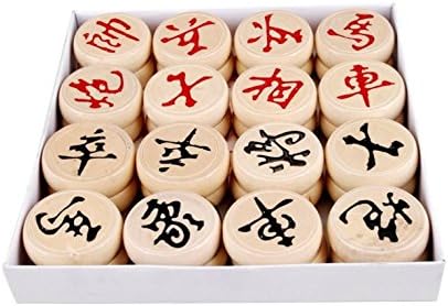 BeautyMood Traditional Wooden Chinese Chess Checker Game