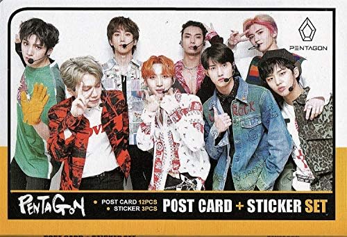 Amazon Co Jp Pentagon ペンタゴン ポストカード12枚 ステッカー3枚セット 韓国 Ap03 ホビー