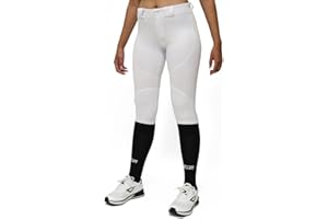 3N2 Women's NuFit Pro 3/4 Softball Knickers, Fastpitch Softball Pants with Reinforced Knees & Slide Zones