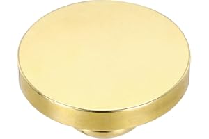 PATIKIL 30mm Blank Wax Seal Stamp, Round Sealing Wax Stamp Vintage Retro Brass Head for Envelope Invitation Cards