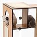 VESPER Catit Cat Tree, Cat Box, Large, Walnut, 52077