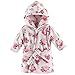 Luvable Friends Plush Bath Robe, Floral, 0-9 Months primary