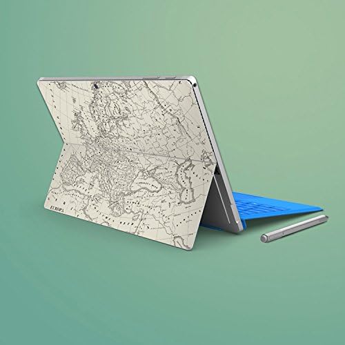 Surface Pro 4 Decal sticker Protective Back Sticker Skin Decal Cover for Microsoft Surface Pro 4 Tablet Eur Map Decal sticker
