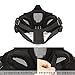 Outry Half Face Mask - One Size Fits Most - Lower Face Protective Mask for Airsoft/Paintball/BB Gun/CS Game/Hunting/Shooting (Black - TPE & Steel)