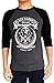 Black Sabbath The End War Pigs World Tour Baseball Tee Raglan 3/4 Sleeve T Shirt X-Large Heather Charcoal/Black