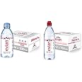 evian Natural Spring Water Mini-Bottles (Pack of 24) and evian Natural Spring Water Bottles with Sports Cap (Pack of 12)