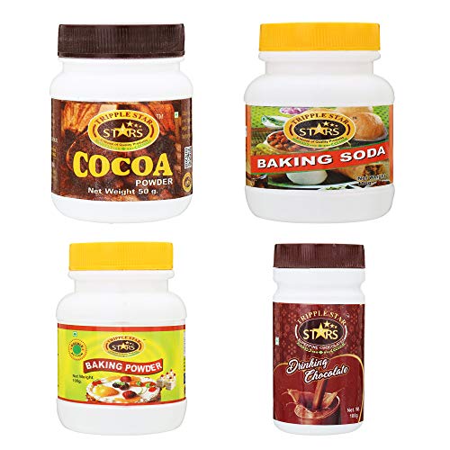 TRIPPLESTAR Baking Powder 100 gm, Baking Soda 100 gm, Chocolate