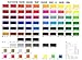 Knicker Watercolor Paint Poster Color, 36 Color Set, 0.7 fl oz (20 ml) (No. 6)