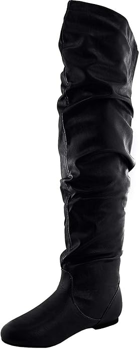 nature breeze thigh high boots