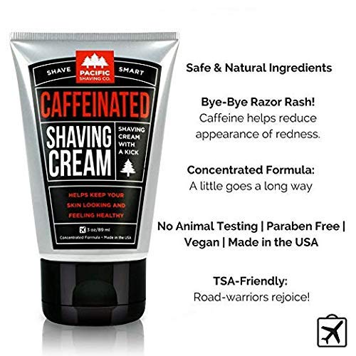image for Pacific Shaving Company Caffeinated Shaving Cream - Helps Reduce Appea