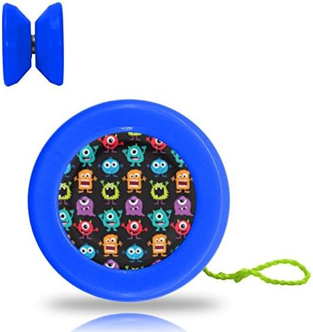 Lots of Little Monster Professional Responsive Yo Yo Trick Yo-Yo Plastic Ball Bearing Spinning String Spin YOYO Toys
