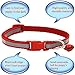 GAMUDA 12Pcs Reflective Puppy ID Collars, Soft Nylon Whelping Set, Adjustable Buckle Litter Bands with 2 Record Charts (S)