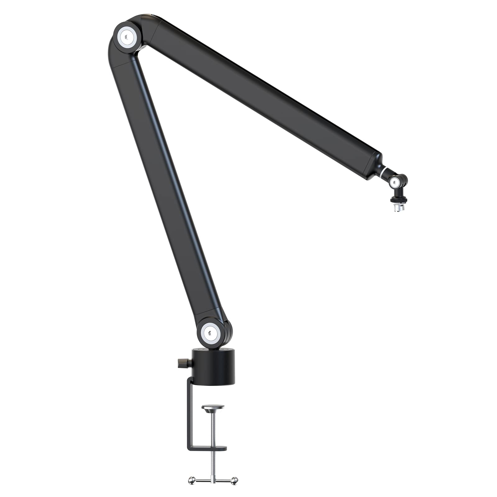 YOUSHARES Mic Arm Stand - Microphone Boom Arm with Screw Adapter Compatible with HyperX QuadCast, Blue Yeti, Elgato Wave and Most USB Microphones