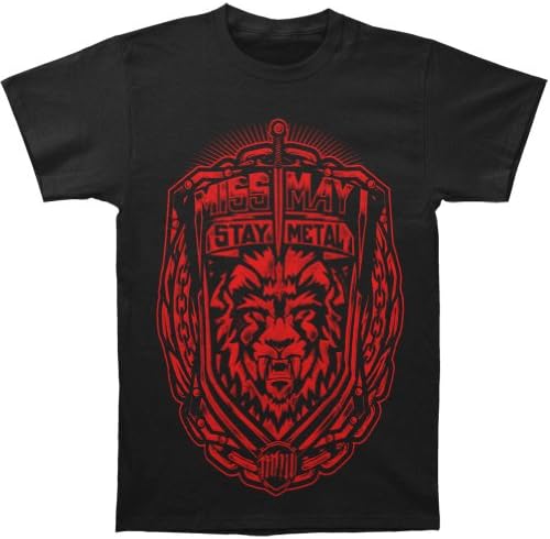 Miss May I Men's Kyle Stay Metal T-shirt Small Black