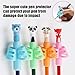 Tuzico 8 Pcs Pencil Grips,Handwriting Pencil Holder,Ergonomic Writing Aid Grip Trainer,Posture Correction Finger Grip for Kids Preschoolers Children Adults Special Needs (8)