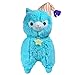 Alpacasso 17'' Blue Good Night Plush Alpaca, 100% Plush Stuffed Animals Toys, Best Gifts for Kids.(Nightcap)