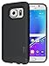 Galaxy S7 Case - TUDIA Full-Matte ARCH TPU Bumper Protective Case for Samsung Galaxy S7 (Black)
