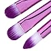 Cinidy 6pcs Mermaid Eye Brushes Set Cosmetic Eyeshadow Eyeliner Blending Pencil Makeup Brush Tool Kit (Multi-color)